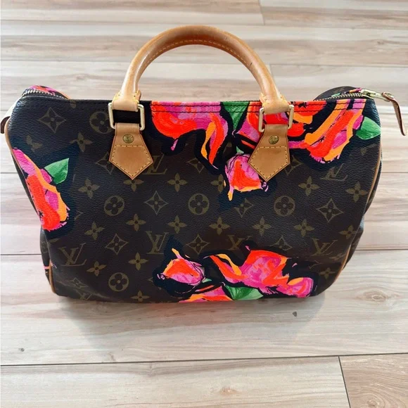 Louis Vuitton X Stephen Sprouse Roses Limited Edition Speedy 30 - Picture 2 of 16